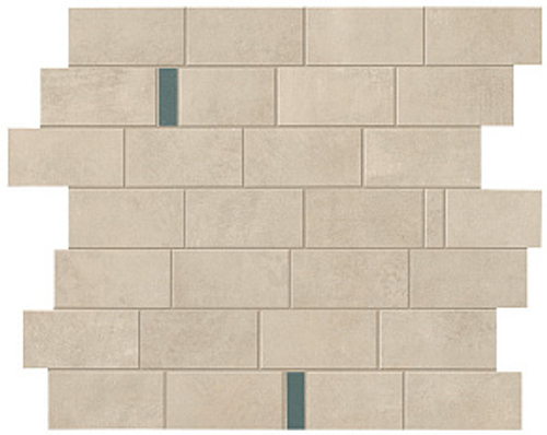 Мозаика ATLAS CONCORDE BOOST PRO Cream Minibrick Pro Blue 29,7x33,3 6мм. 9BMV