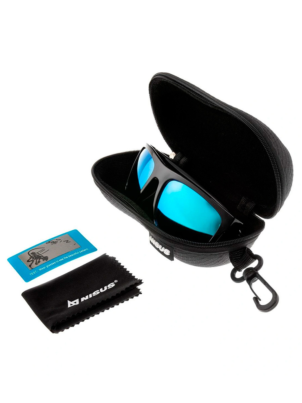 Очки поляризационные Nisus в жест.чехле (коричневый) (N-OP-LZ0007-C)