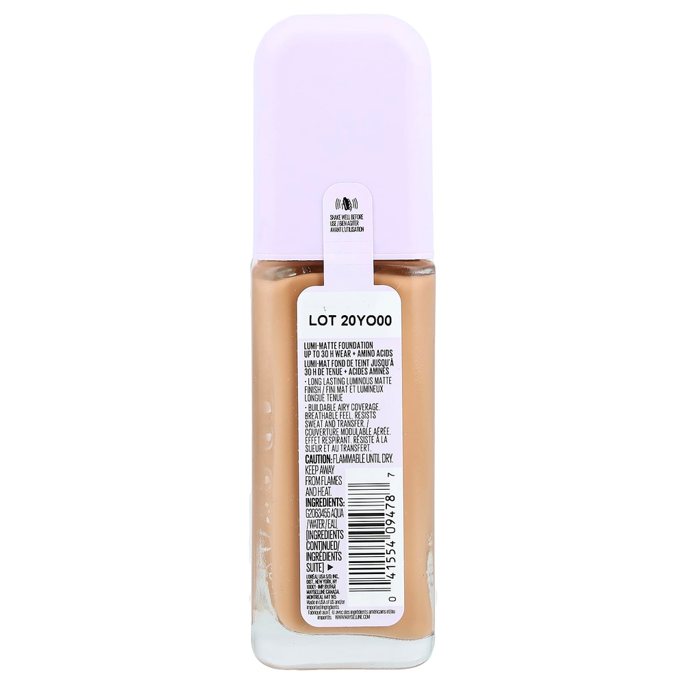Maybelline, Super Stay, тональный крем сияющий, матовый, тон 322, 30 мл (1 жидк. унция)