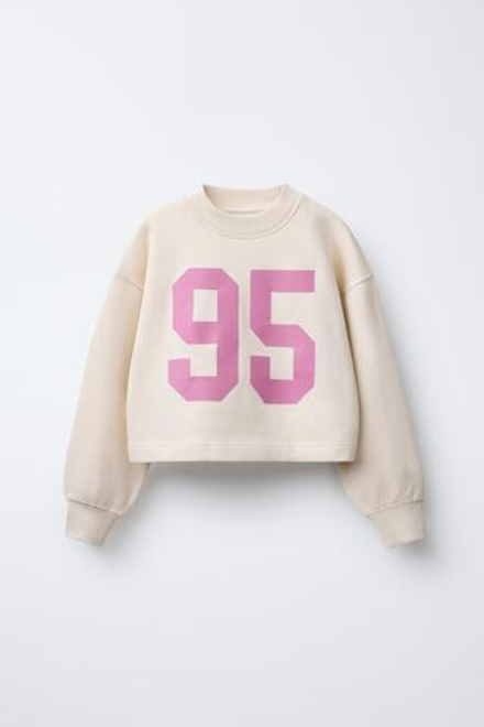 ZARA КОМПЛЕКТ ИЗ ТОЛСТОВКИ И БРЮК, РОЗОВЫЙ