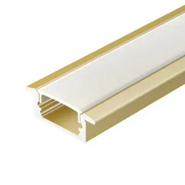 Профиль для контурной подсветки 2м 039989 золото LINE-2308-F-2000 ANOD GOLD Arlight