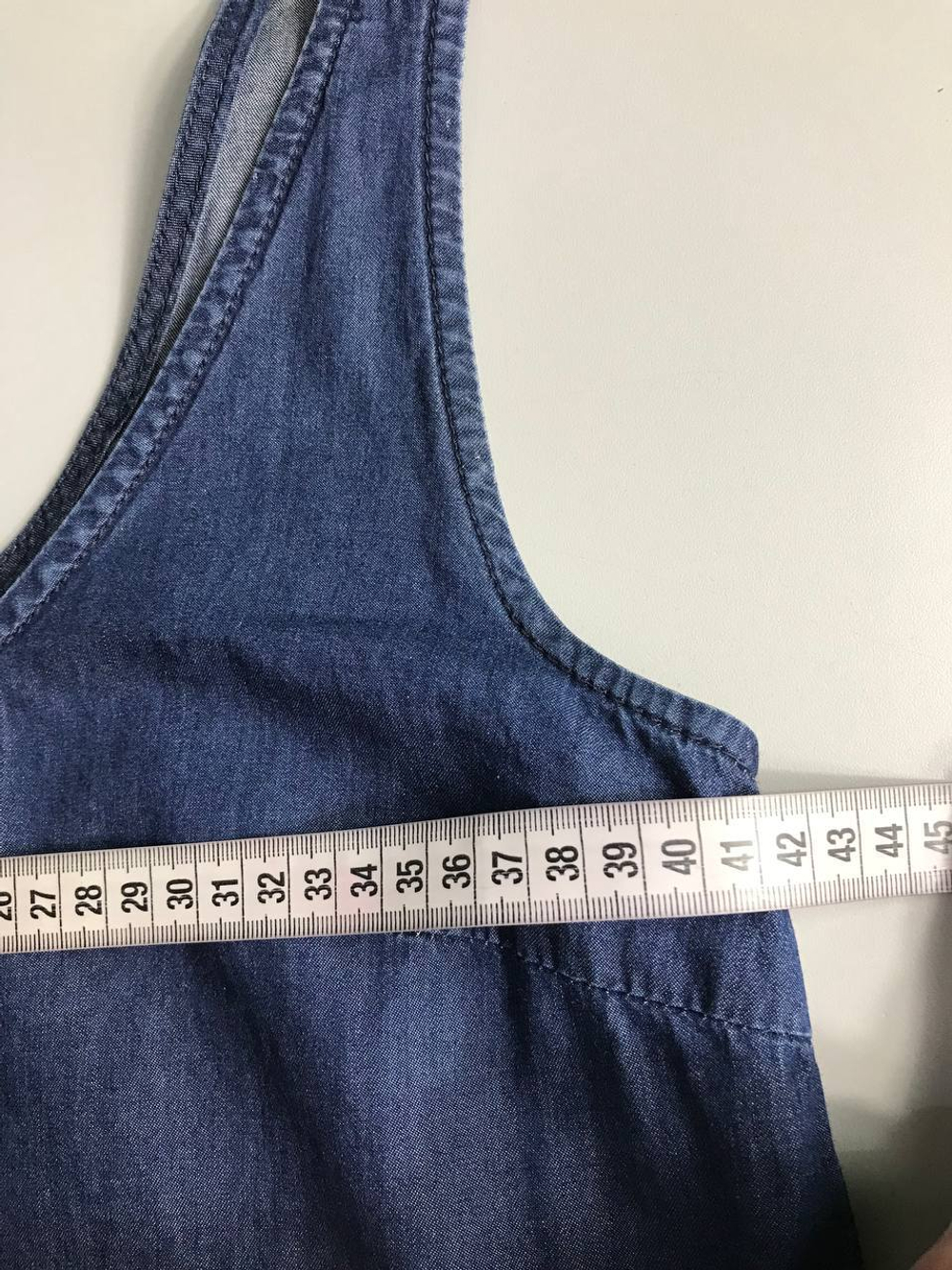 Сарафан Concept Club джинсовый, маркировка ХХS, визуально на 40 размер