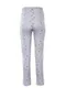 Брюки женские, цвет белый с серый полоской, размер 46