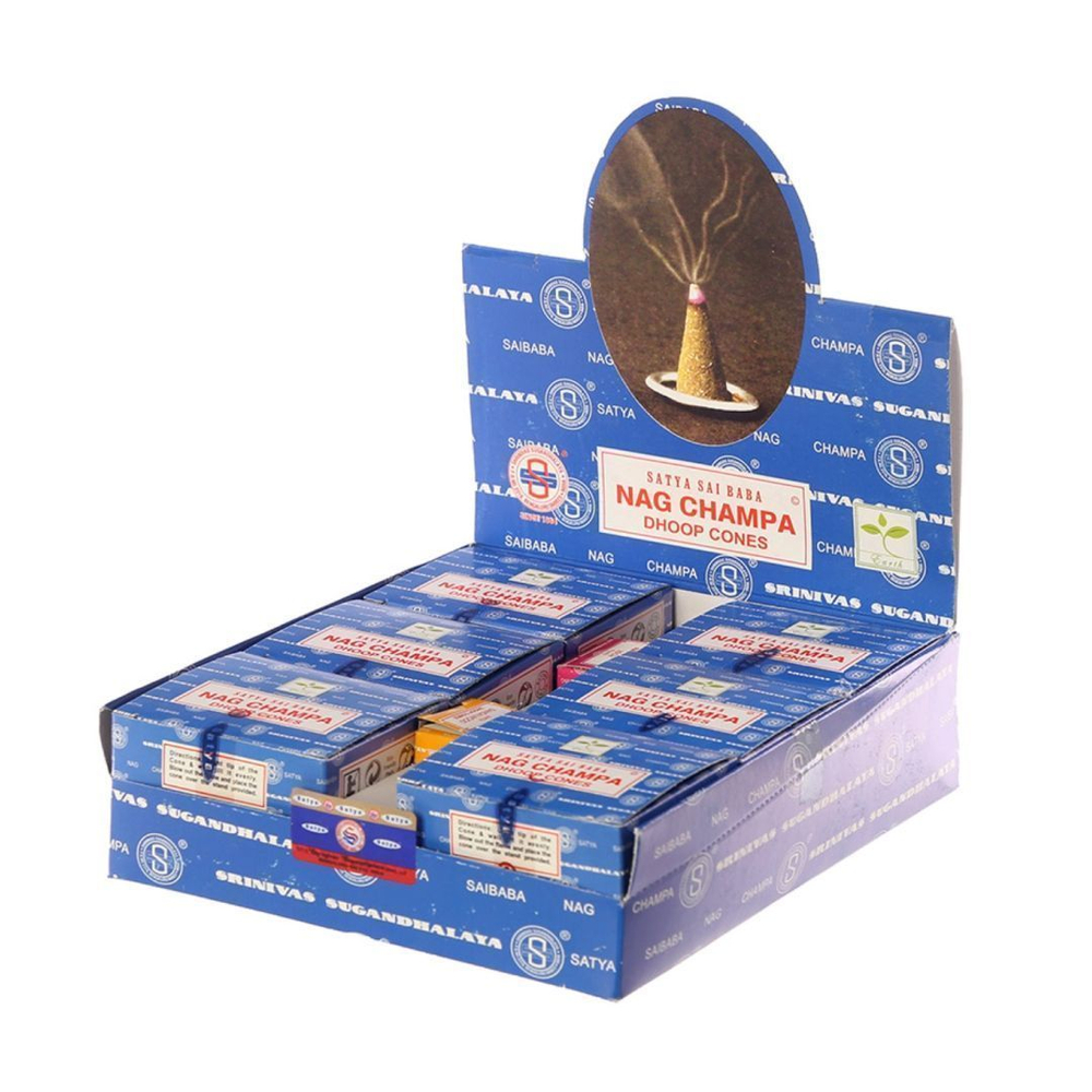 Благовония конусные Наг  Чампа Сатья / Nag champa dhoop cones Satya