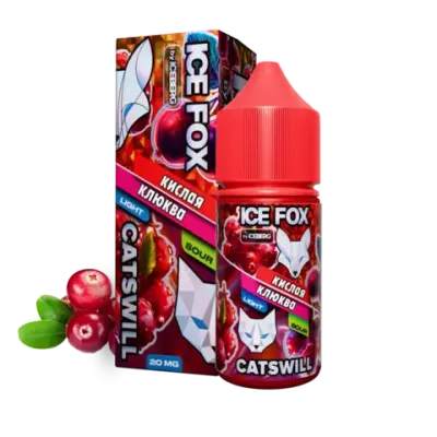 Жидкость ICE FOX & CATSWILL SOUR Salt 2% STRONG 30 ml
