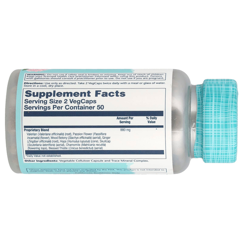 Solaray, Nerve Blend SP-14 ™, 100 растительных капсул