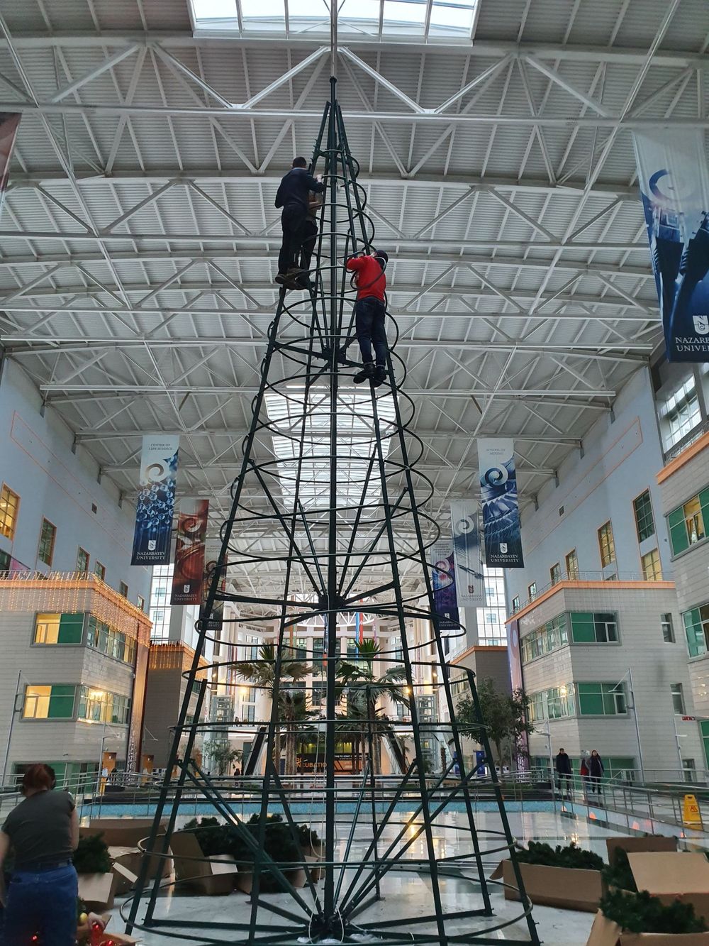 Уличная елка каркасная «Аврора» ED (пвх) от 8 м до 20,5 м