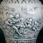 Винтаж: Парные вазы. Фарфоровая мануфактура Capodimonte