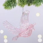 Подвеска «Взмах крыльев» 15*15 см, Розовый