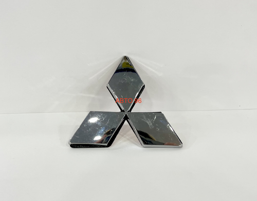 HH-107 / Логотип (шильдик, надпись, эмблема) "Mitsubishi" 9 см для крышки багажника / решетки радиатора / капота (1 шт.) Оптом