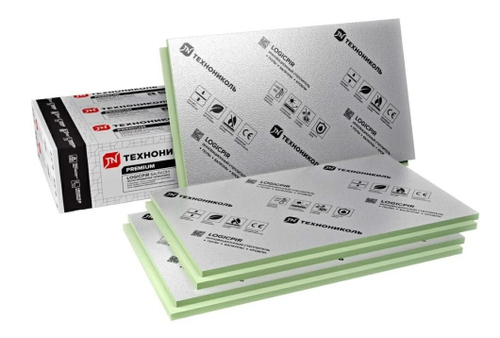 Плиты теплоизоляционные LOGICPIR Баня Ф/Ф L-1190*590*50 (5пл) ТехноНИКОЛЬ шт ВИА