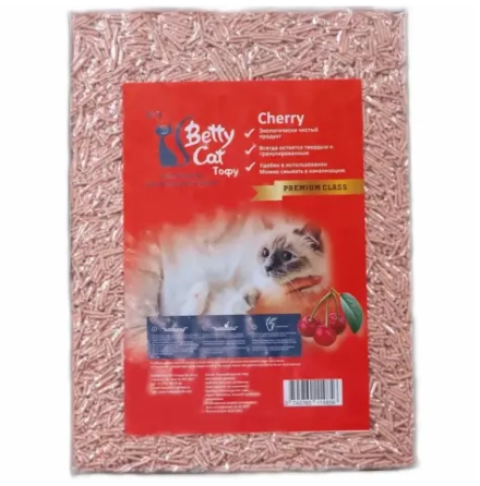 Наполнитель Betty Cat 6л Вишня Тофу