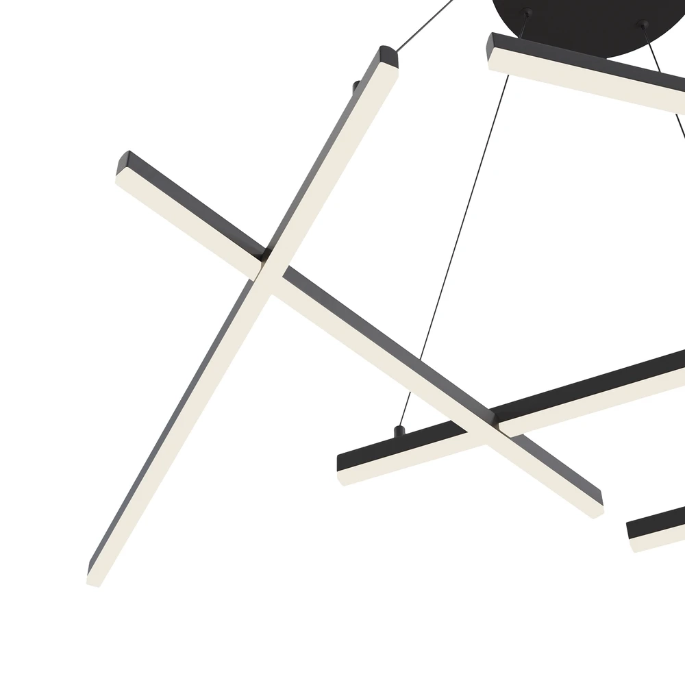 Подвесная люстра Maytoni LINE MOD016PL-L80BK