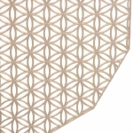 Салфетка плетеная 38см «Орнамент» золото