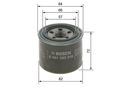 BOSCH - 0451103316-BOC - Oil Filter