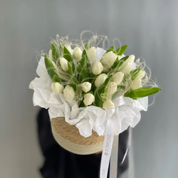 Кашпо с тюльпанами коллекция Spring 26