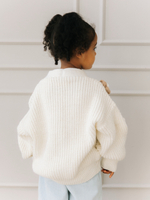 Кардиган с цветами, Молоко