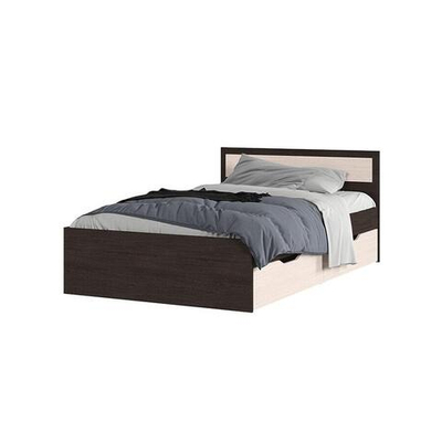 Гармония КР 606 Кровать с ящиками 120 Венге / Дуб белфорт