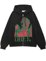 Толстовка С Капюшоном На Молнии Obey Blindfold