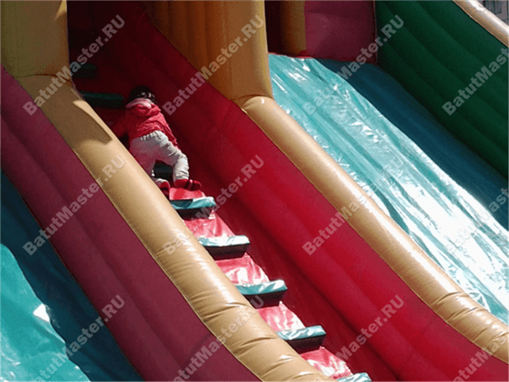 Коммерческий надувной батут "Сафари парк" 15*7*7 м