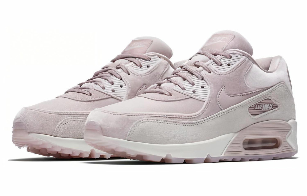 Кроссовки Nike Air Max 90 Velvet Particle Rose (Женская размерная сетка)