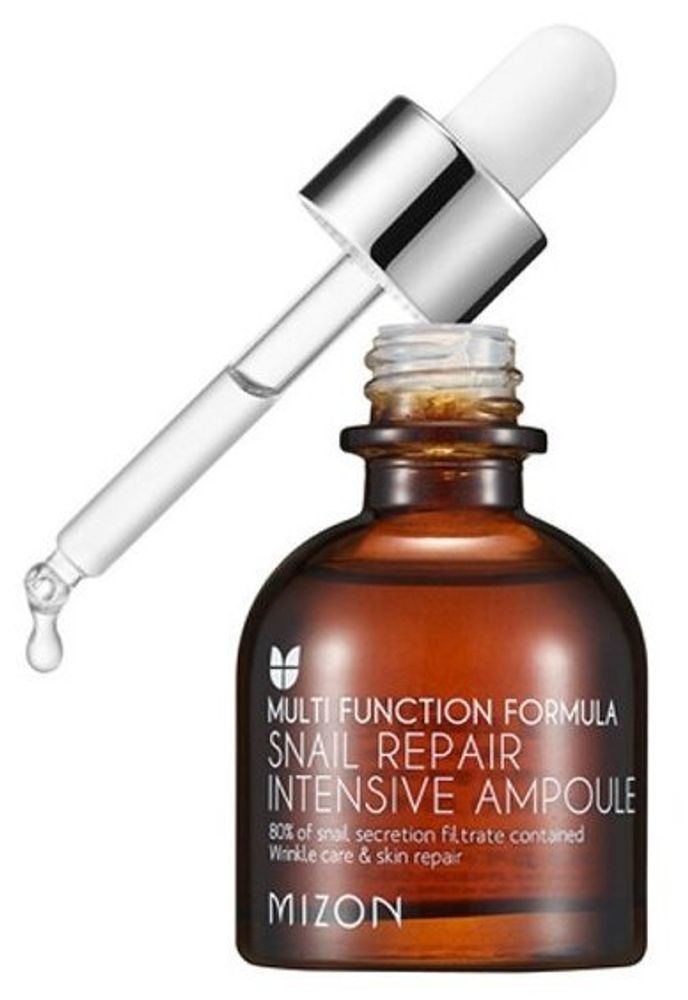 Mizon Snail Repair intensive ampoule Сыворотка для лица с экстрактом улитки 30 мл