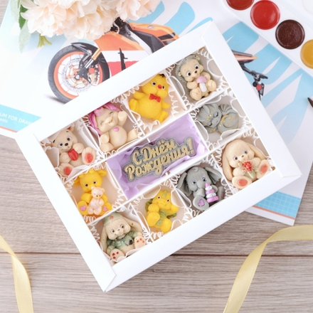 Набор "Детский" с днем рождения #2 / Фигурный шоколад