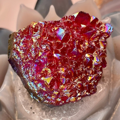 46740 Аметист Аура тон. друза 58мм