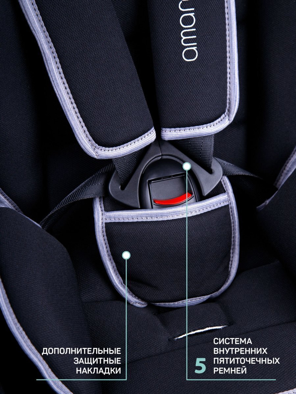 Автокресло детское AMAROBABY Safety, группа 0+/I