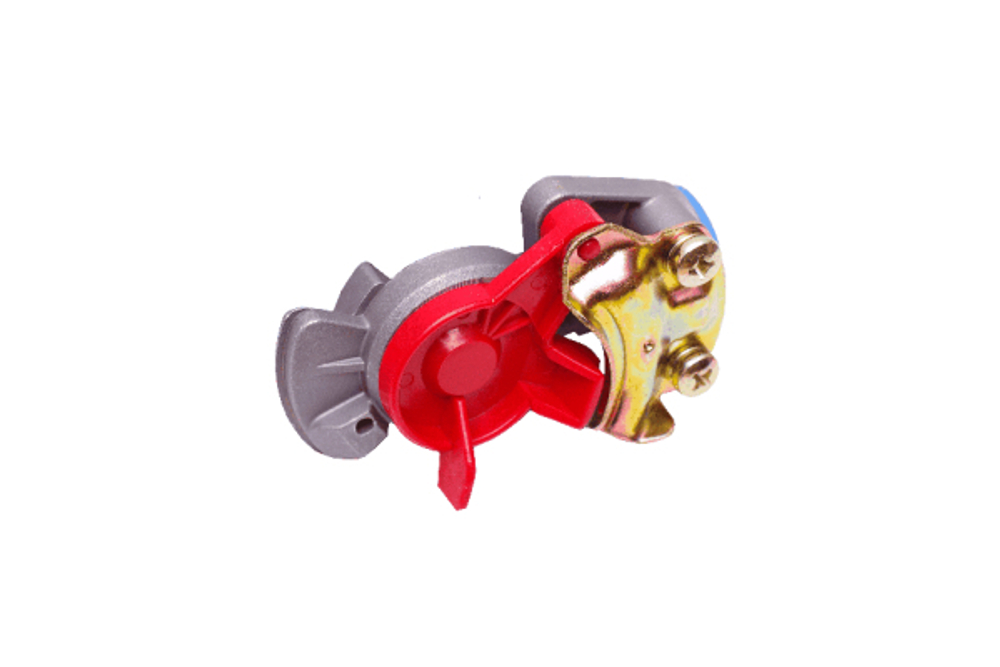 Головка ПАЛМ 22х1,5 тип "А" с клапаном (красная) КАМАЗ, МАЗ (100.3521010) SORL