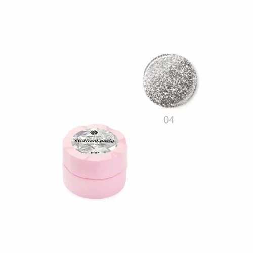 Жидкая фольга ADRICOCO Brilliant party №04, 6мл