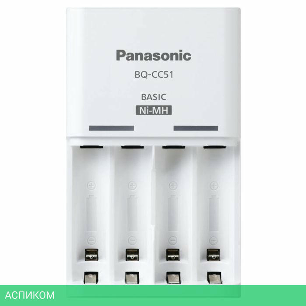 Аккумулятор с зарядным устройством Panasonic Eneloop BQ-CC51/4xBK-3MCCE Basic Charger (K-KJ51MCD40E)