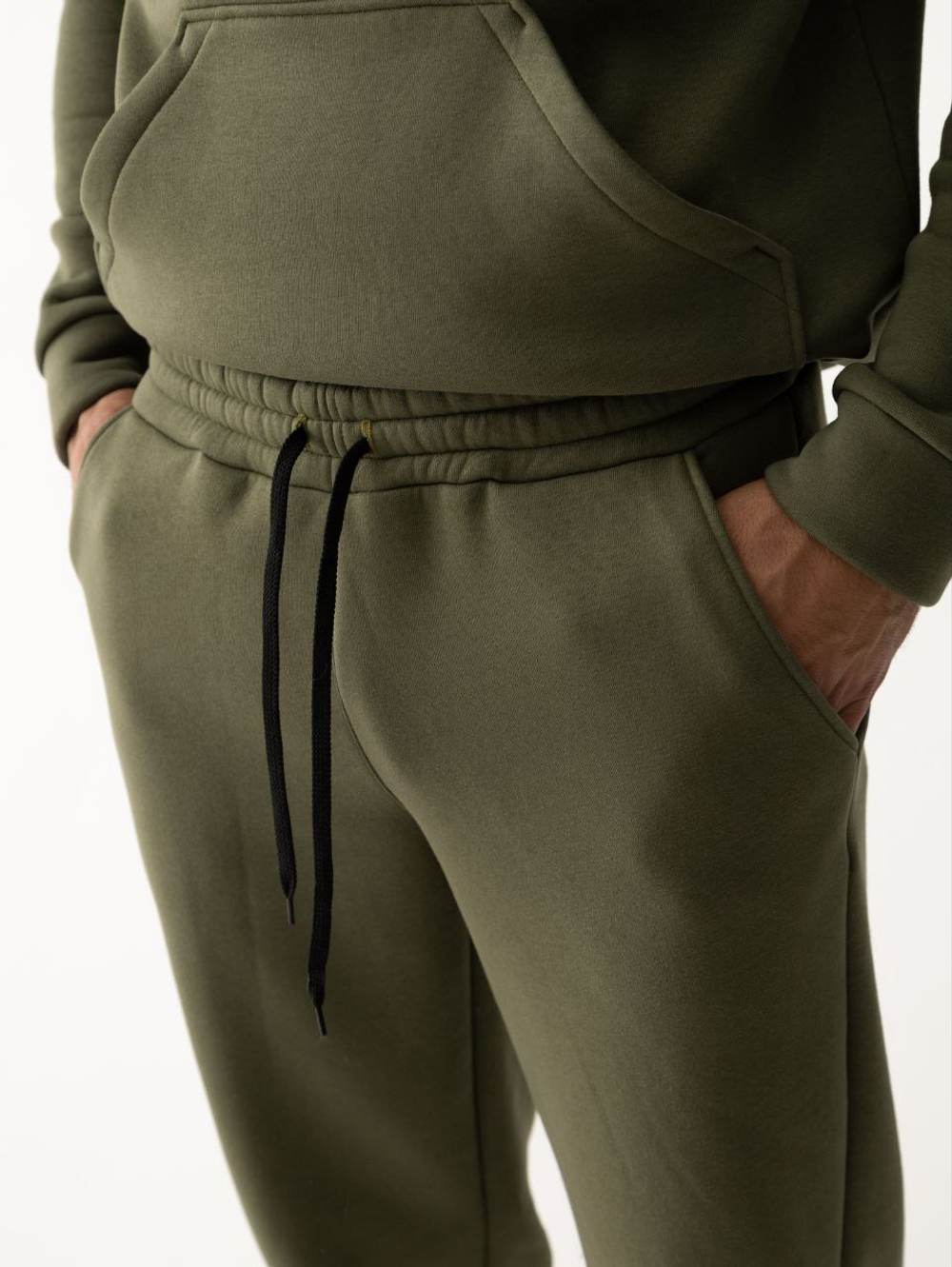 Костюм мужской спортивный теплый. Хаки