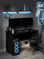 Стол игровой компьютерный 120х60 черный