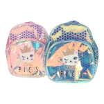 Рюкзак детский, ПВХ, 23*18, 5см, 1отделение, 1карман, 3цвета микс