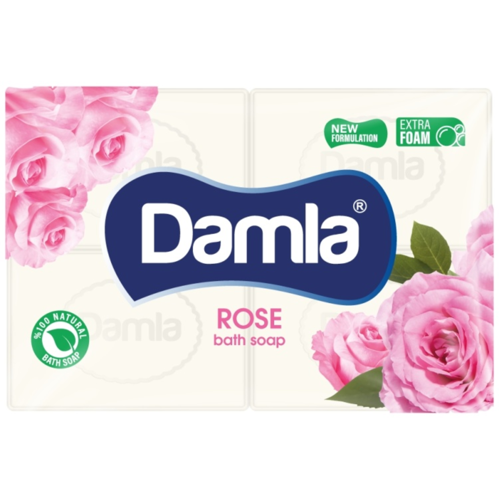 Мыло туалетное Damla Роза 60 гр
