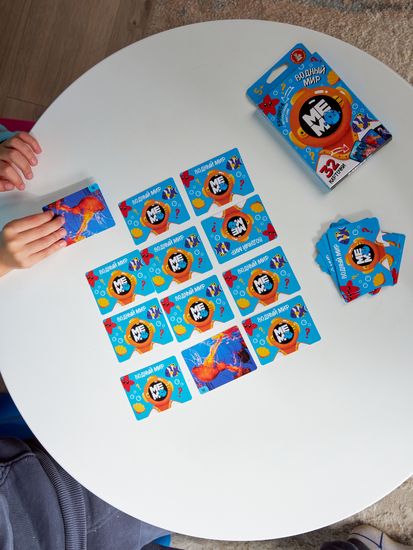 Игра настольная МЕМО "Водный мир" (32 карточки)