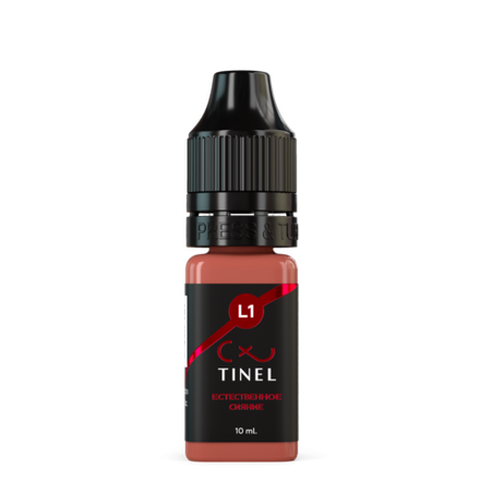 Tinel L1 "Естественное сияние" Пигмент для перманентного макияжа губ, 10 мл