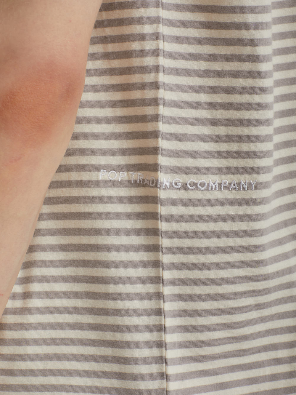 Мужская Футболка Striped Logo