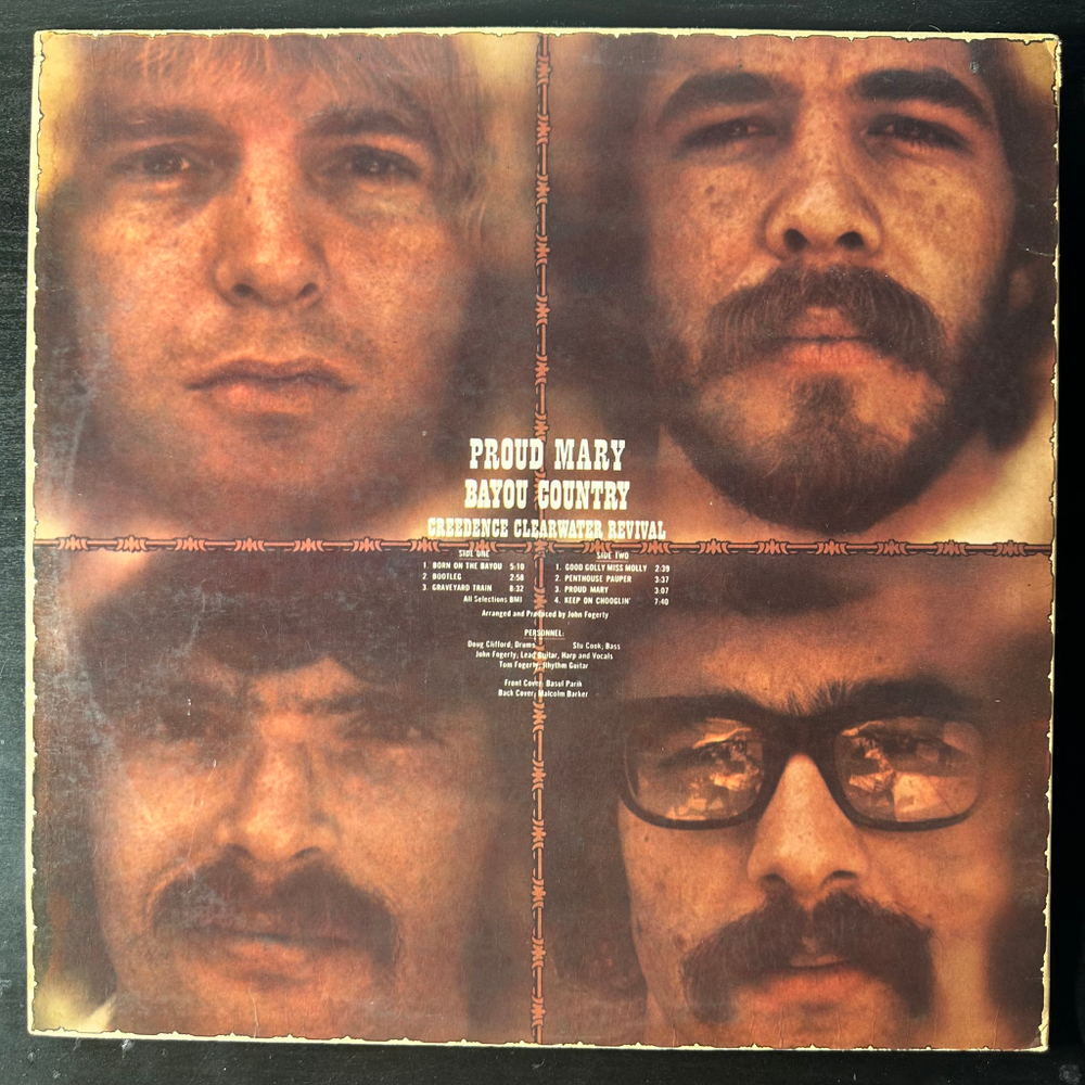 Creedence Clearwater Revival ‎– Proud Mary / Bayou Country (Франция 1969г.)