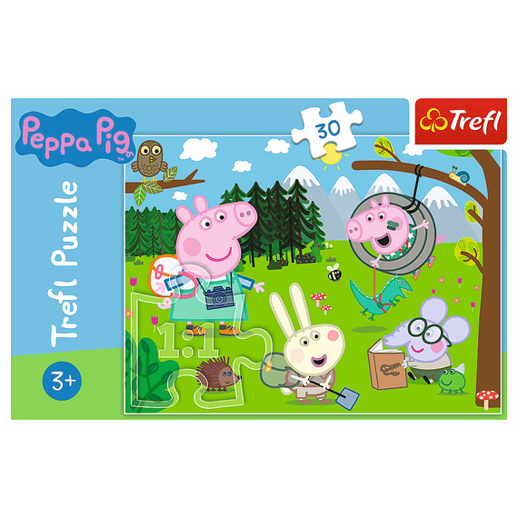 Puzzles - &quot;30&quot; - Forest expedition / Peppa Pig