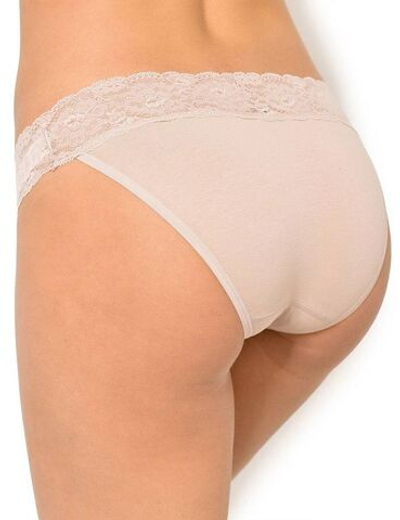 Трусики-слипы с кружевным пояском Dolce Cinture (Размер: L) (Цвет: телесный)