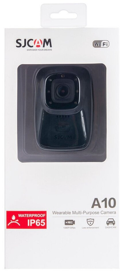 Персональный носимый видеорегистратор SJCAM A10, черный SJCAM-A10