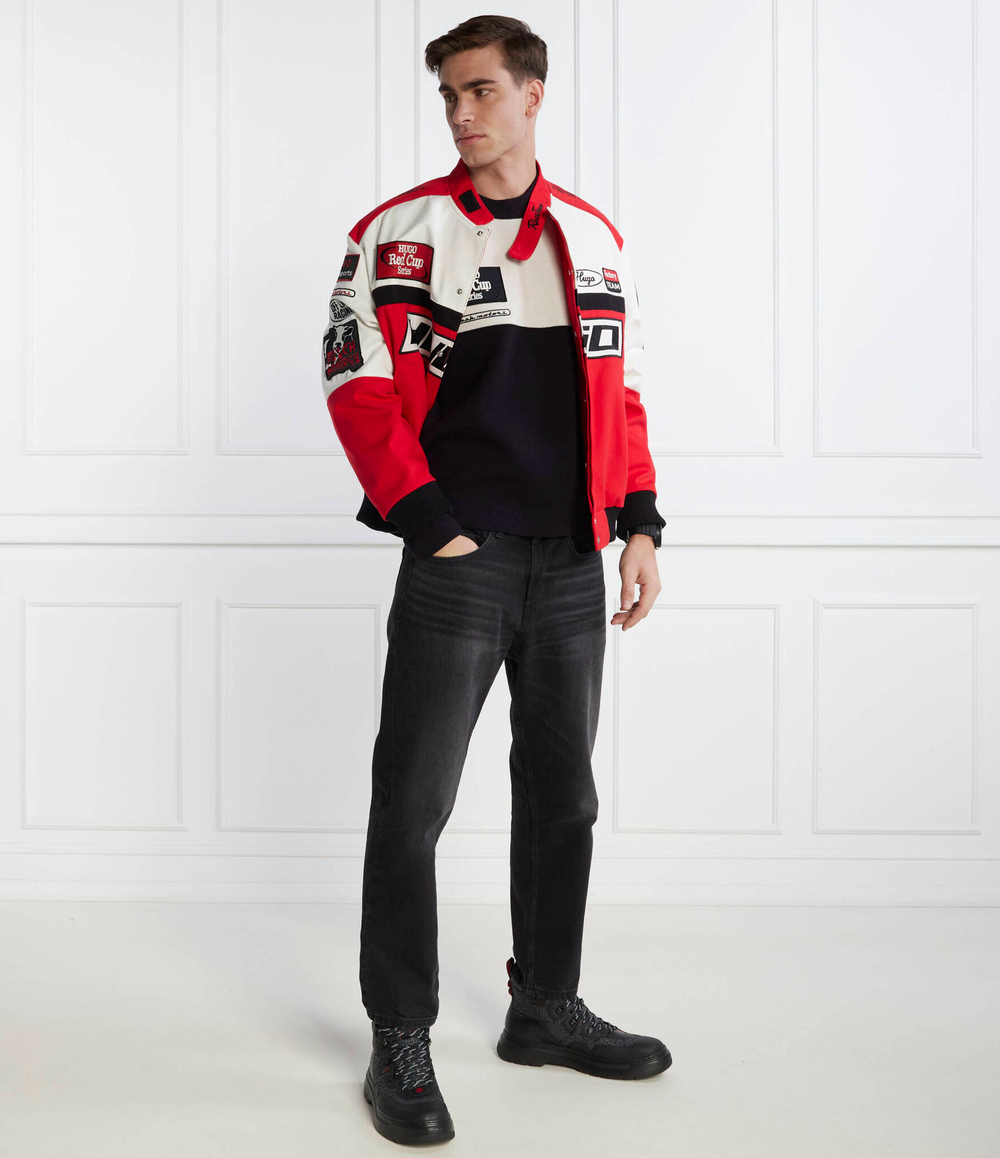 Свитер soccar HUGO - черный(50507655)