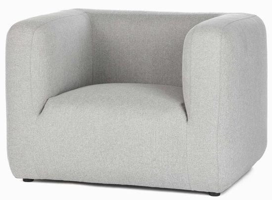 Кресло Blomma серая ткань 