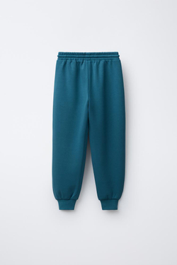 ZARA СПОРТИВНЫЕ ДЖОГГЕРЫ С ЛОГОТИПОМ, ЯРКО-СИНИЙ