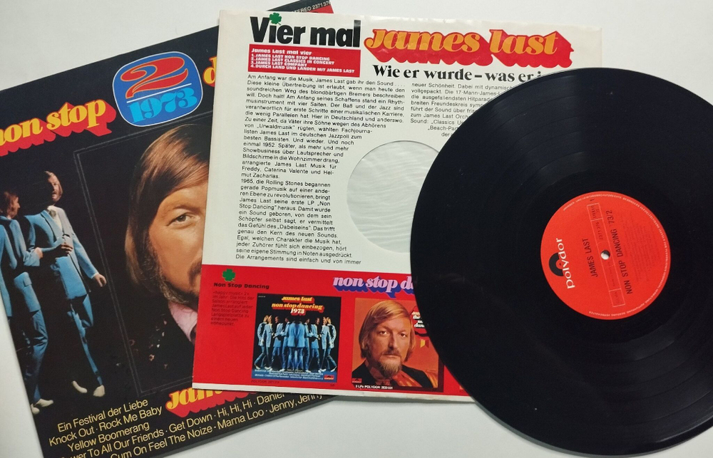 Винтажная виниловая пластинка LP James Last Non Stop Dancing 1973/2 (Germany 1973)