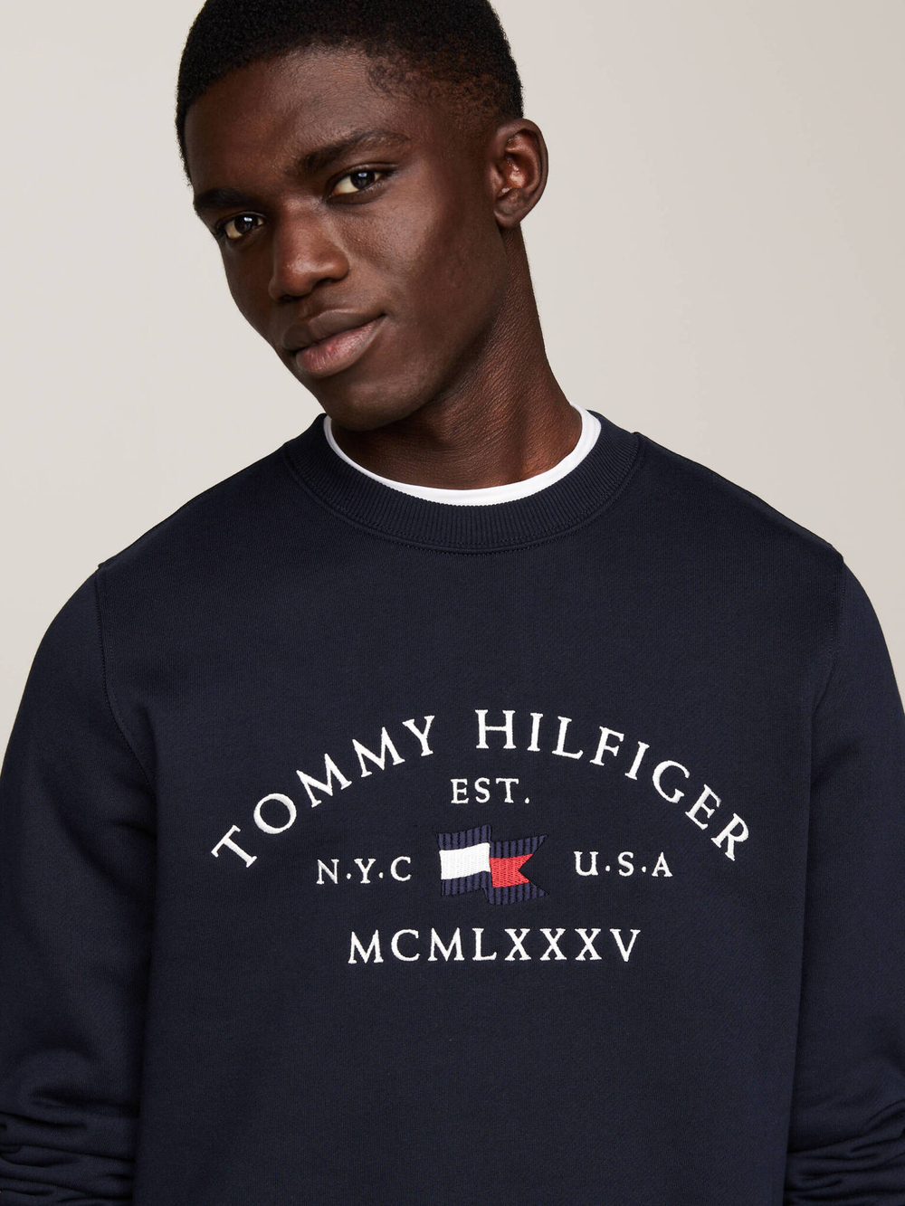 Худые Tommy Hilfiger - темно-синий(MW0MW35526)