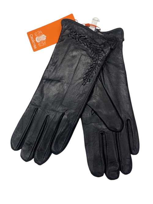 Перчатки. Женские. Материал верха: Кожаные. Подклад: Трикотаж-шерсть.5 шт в упаковке.