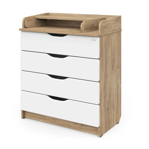 Комод Атон СИРИУС-2 WOOD ПВХ 800/4 дуб канзас